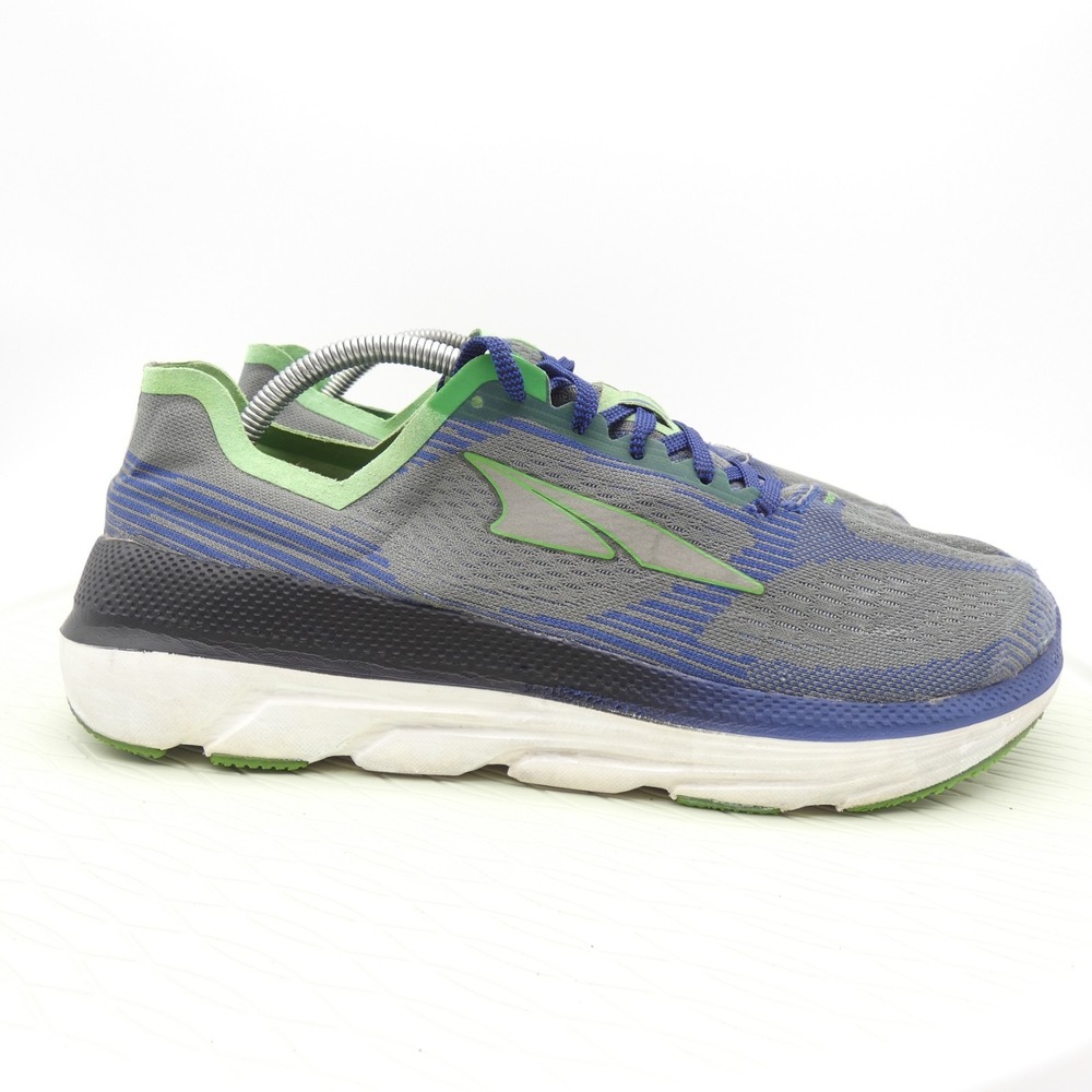Altra Duo 1.5 ALM1938F004 Mens US 11 Running Shoes Gray Blue Green Knit Sneakers